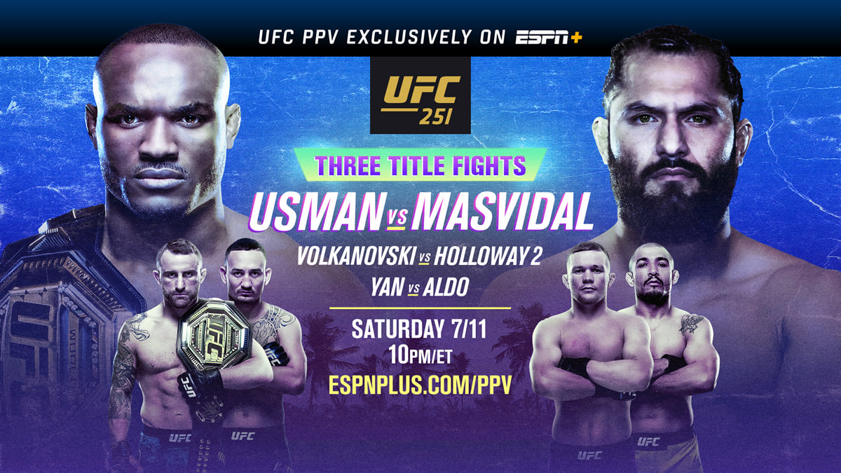 UFC 251: Usman vs Masvidal Predictions & Results